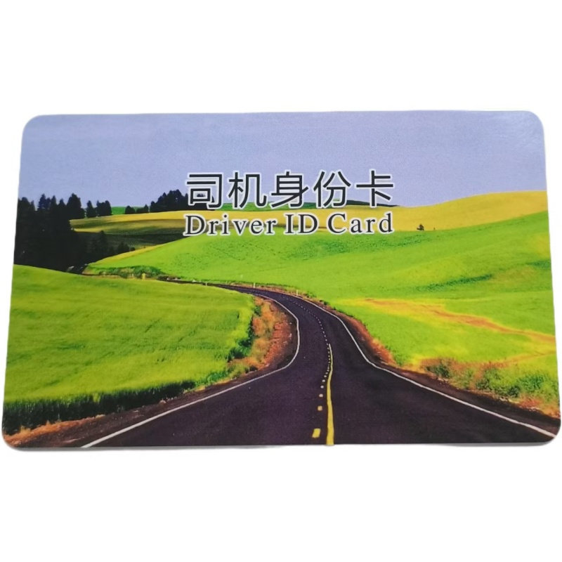 Custom Printing 24C02 Contact IC Chip Driver ID Card