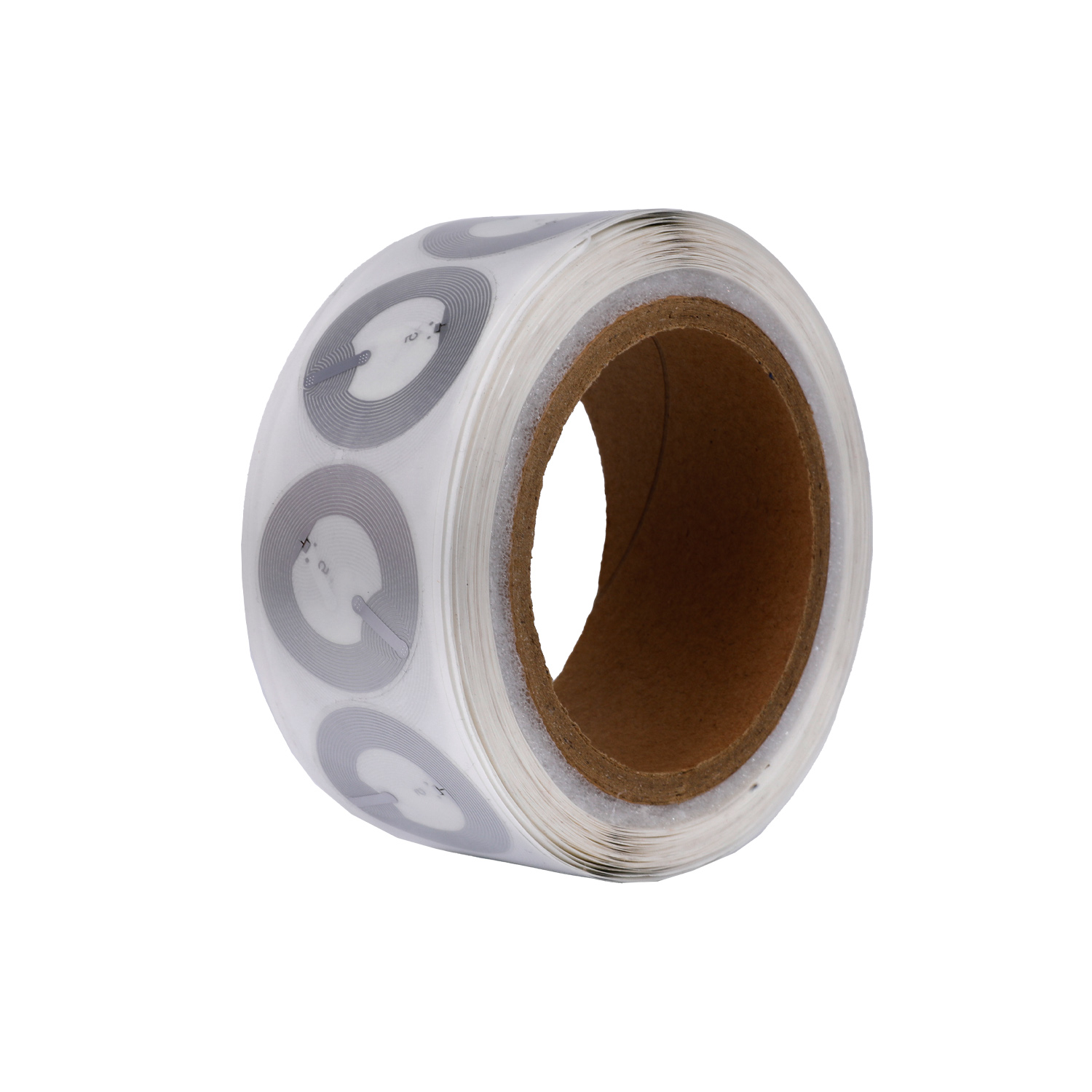 13,56 MHz Runde programmierbarer NFC Smart Sticker -Tag 25 -mm -Roll -Wet -Inlay -Tag