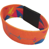 Reusable Fabric Soft Woven Stretch RFID Bracelet 13.56MHz NFC Wristband