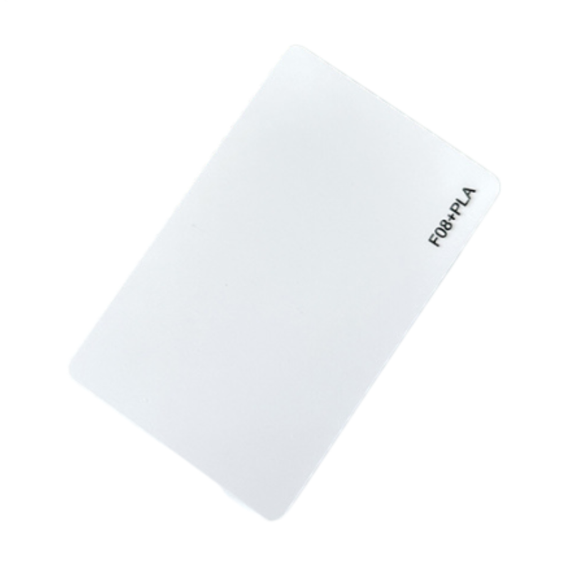 13.56mhz Eco Friendly PLA Cards Blank Card With F08 Chip