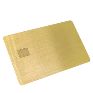 Blank 4442 Chip Slot Metal Magnetic Stripe Card Hico Lico RFID Contact Metal Cards