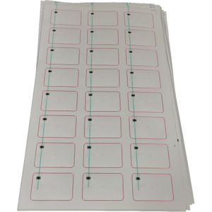 3*8 Layout 13.56MHz HF Prelam Pvc Rfid Inlay for Making Access Control Card