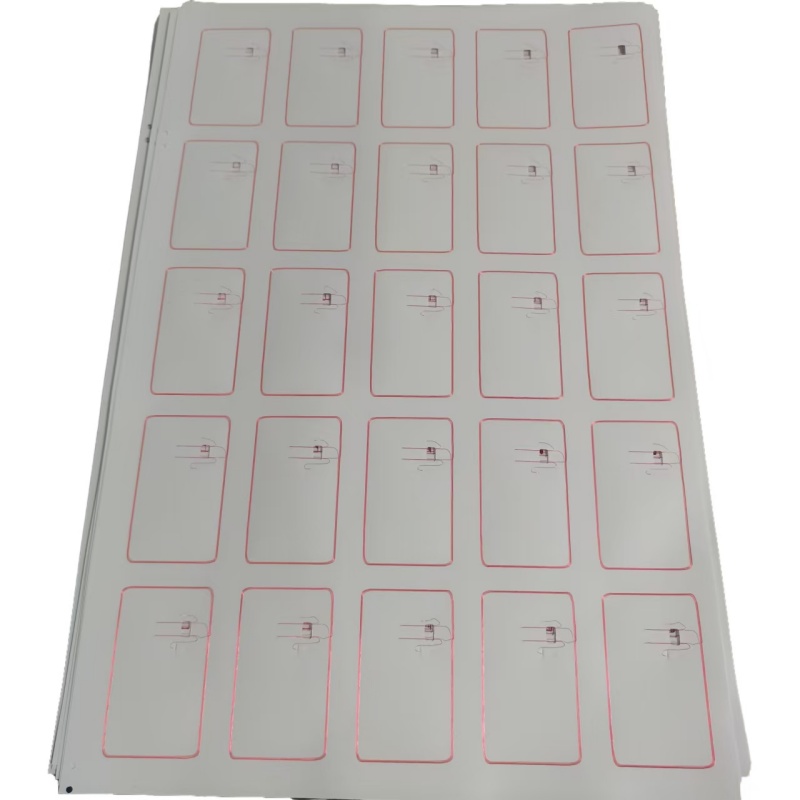 Hf 13.56MHz Layout 5*5 RFID Inlay Prelam Sheet for RFID Smart Card Making