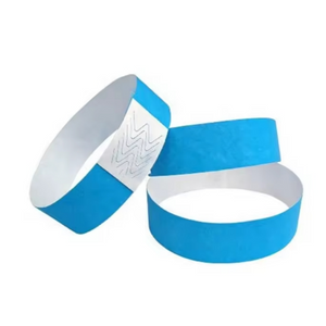 Plain Color Tyvek Wristbands Disposable Custom Printing Event Paper Wrist Band