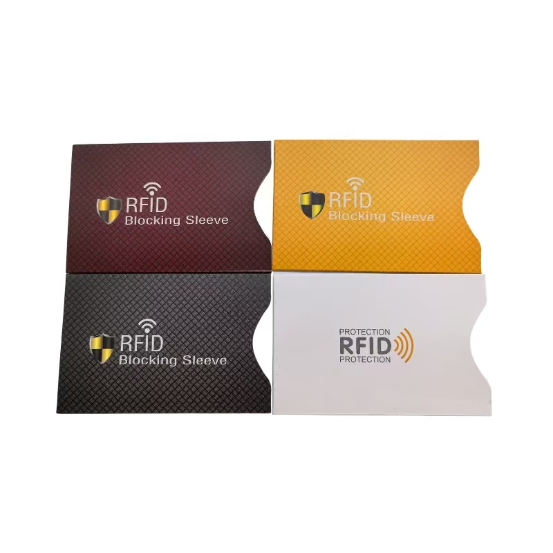 Anti Theft RFID Blocking Card Sleeve ID Cards Holder Credit Card Protector