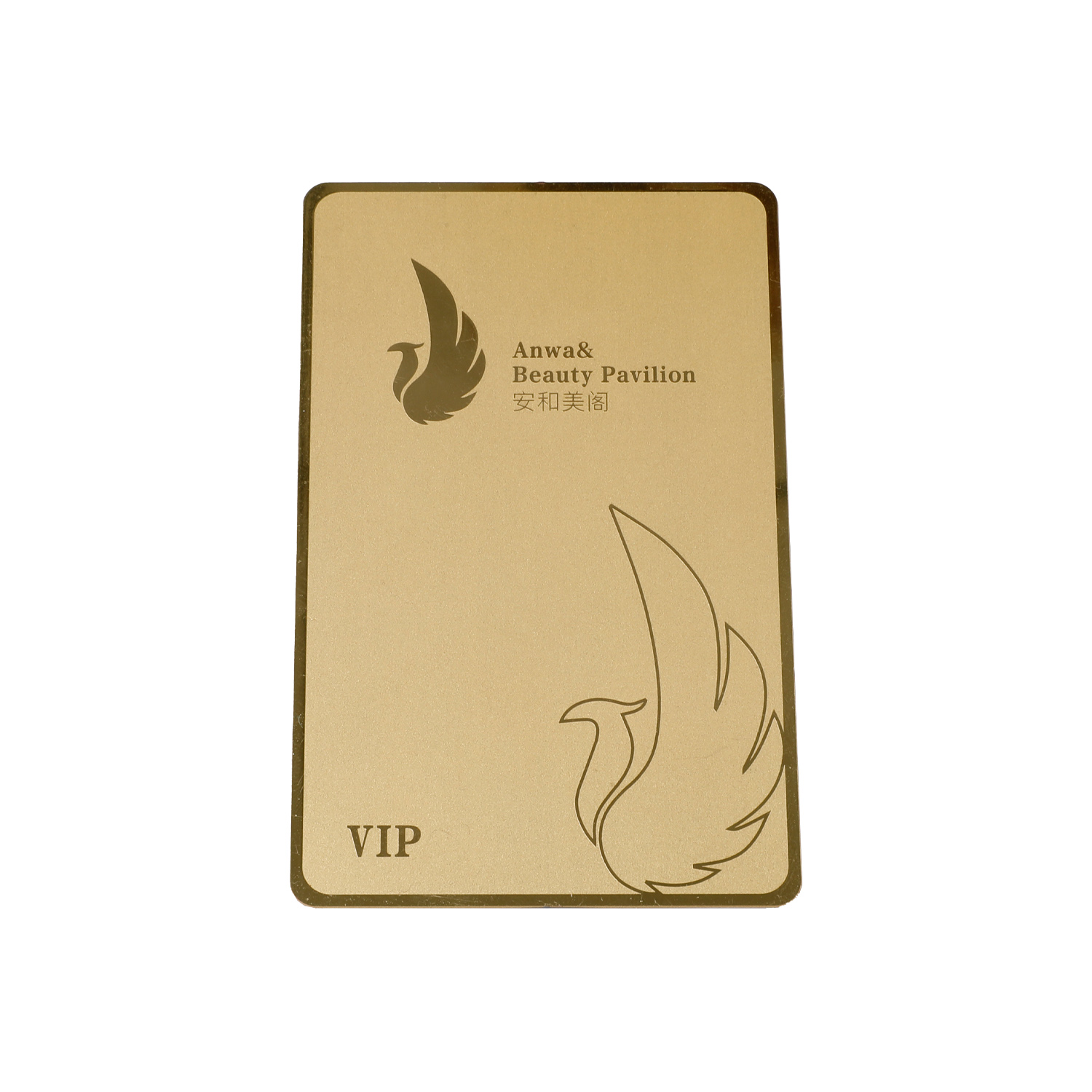 Adhésion à fidélité VIP sans contact sur mesure Card de métal