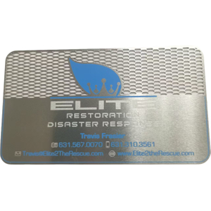 Custom Personalized Hollow Out Design Aluminum Metal Business Cards