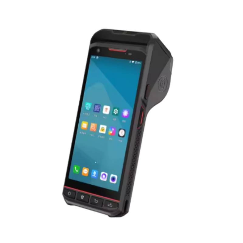 5.5 Inch Touch Handheld POS Terminal PDA Barcode Scanner Built in Thermal Printer 