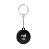 Waterproof 13.56mhz Custom Logo Hang Tags Epoxy Nfc Keychain Social Media Business Tag