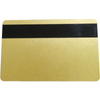 Custom Printing PVC Golden Metallic Glitters Plastic Magnetic Stripe Card