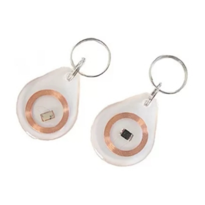 125KHz TK4100 T5577 Transparent Passive Rfid Epoxy Keyfob Clear Key Tag