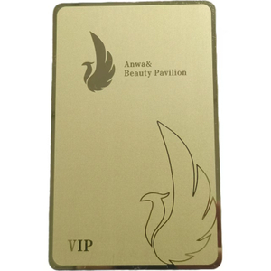 Custom Contactless Stainless Steel Vip Loyalty Membership Business Metal Card