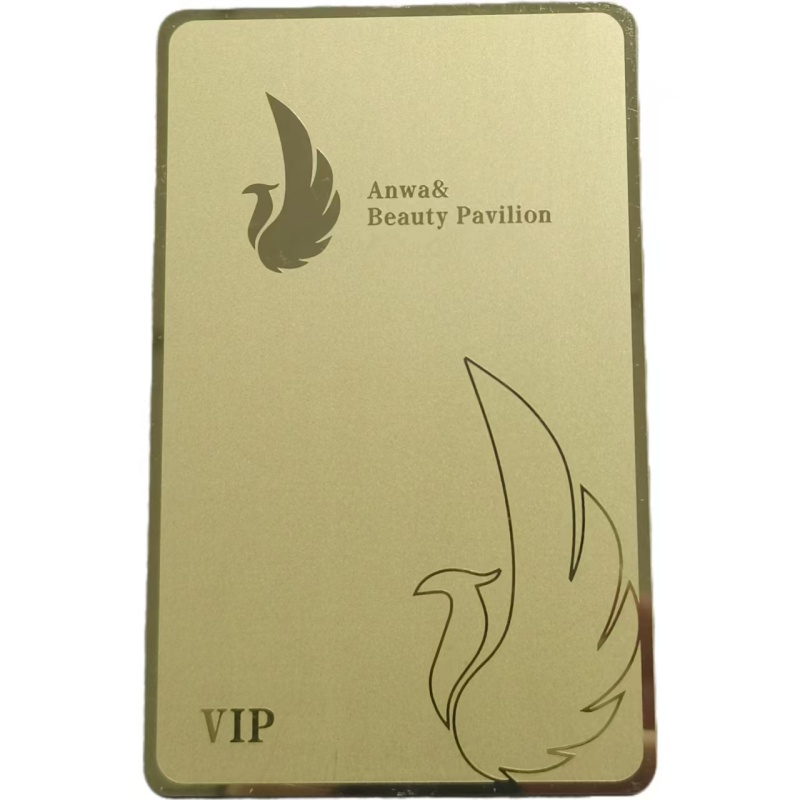 Custom Contactless Stainless Steel Vip Loyalty Membership Business Metal Card