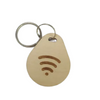 Custom Printed Classic 1K S50 RFID Wood Kefyob 13.56mhz RFID NFC Wooden Tag