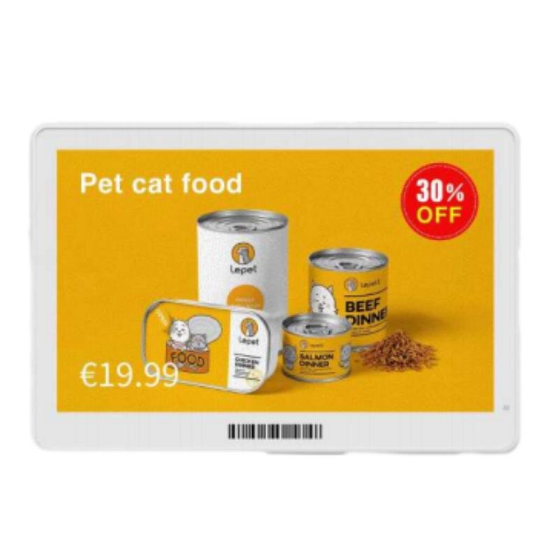 E-Ink E Ink Display WiFi NFC 7.5 Inch Electronic Shelf Labels