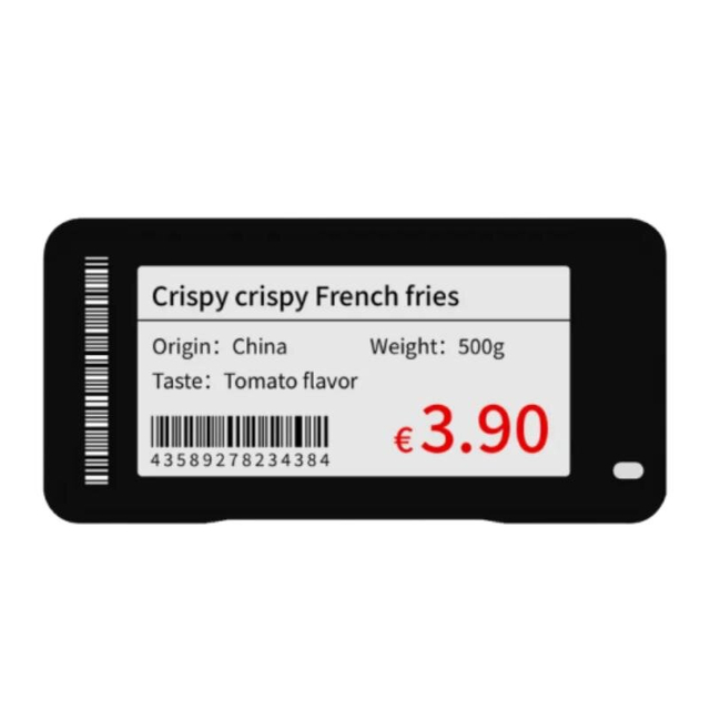 2.13 Inch 4 Colors Electronic Shelf Label E Paper Shelf Display Smart Price Tags Digital Retail
